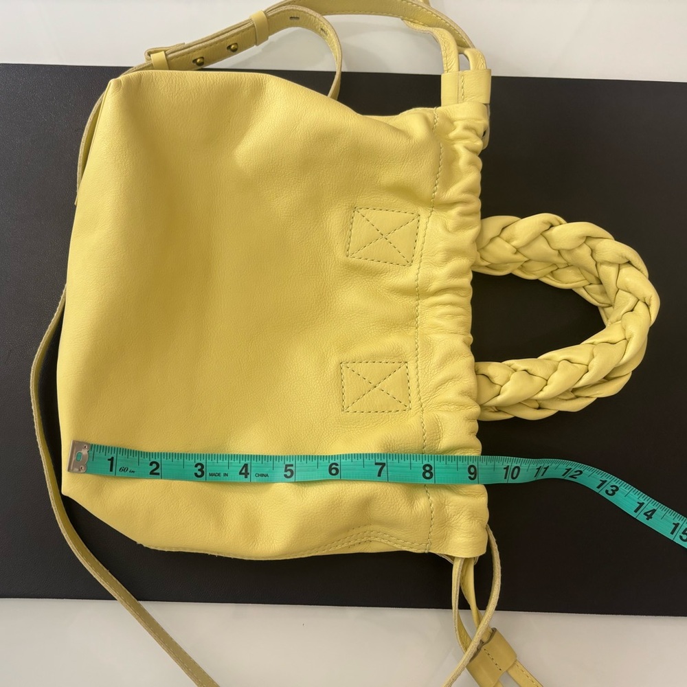 NWT Madewell Womens Butter Yellow The Piazza Mini Crossbody Bag,100% Cow Leather - Picture 13 of 15